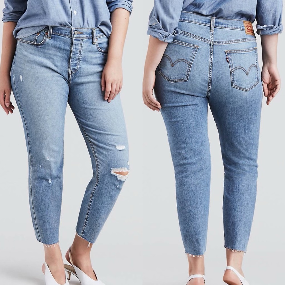 Levis Wedgie skinny distressed plus size jeans size 22 size 20